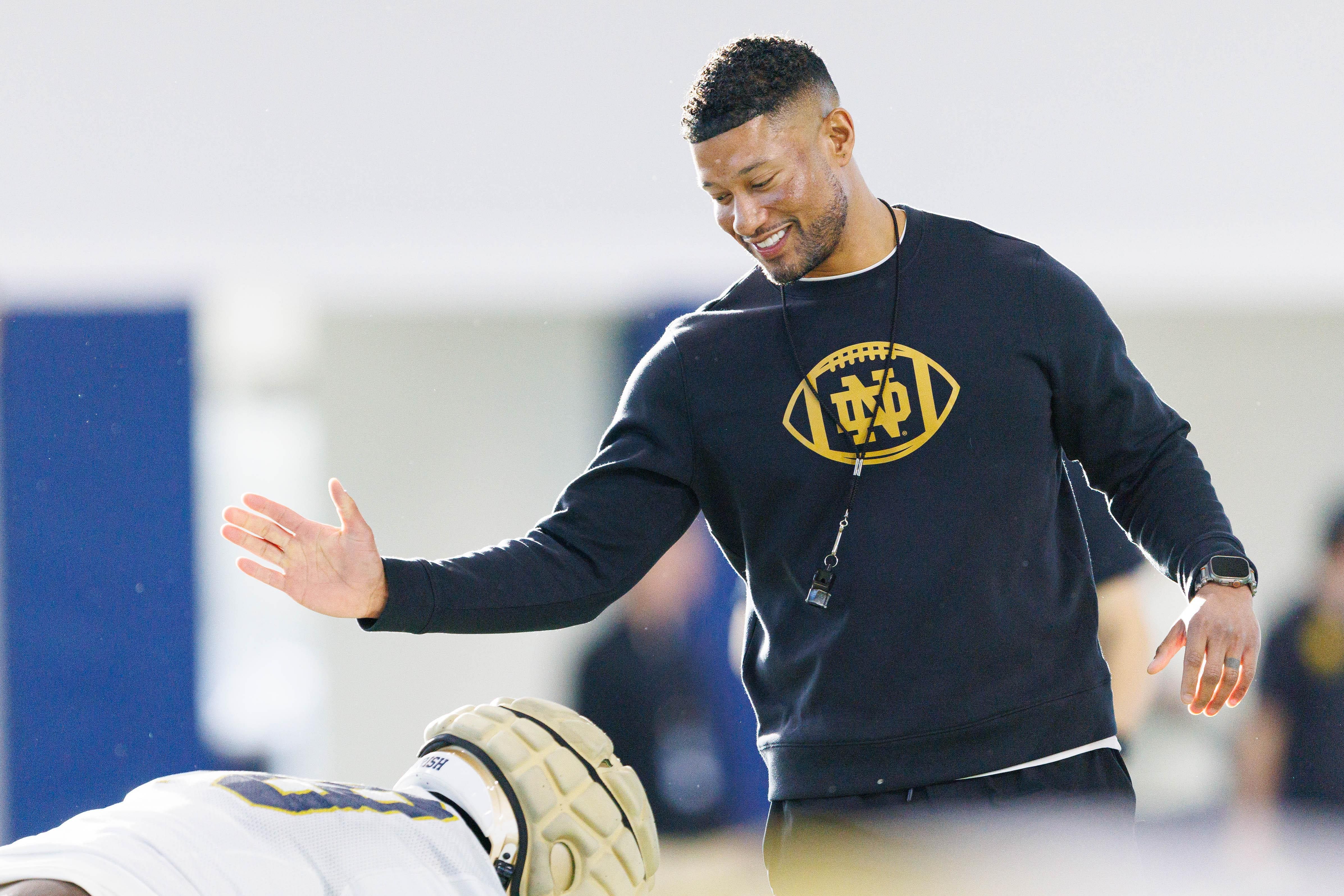 Notre Dame HC Marcus Freeman - Source: Imagn